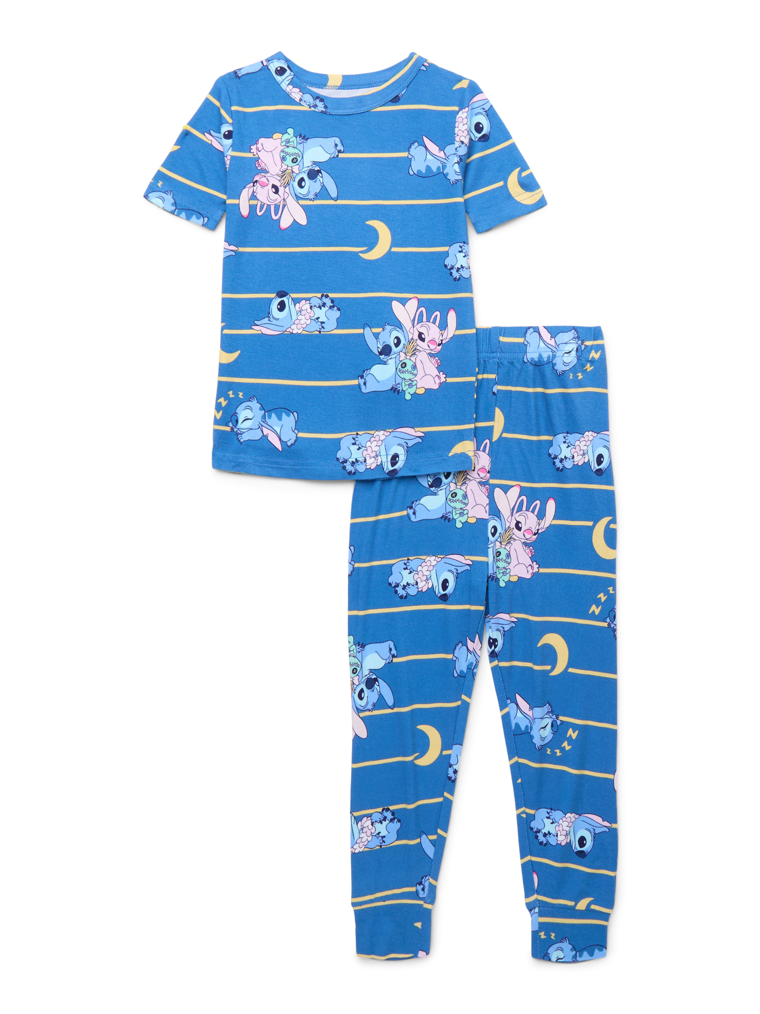Character Toddler Viscose Unisex 2-Piece Pajama Set, Sizes 12M-5T